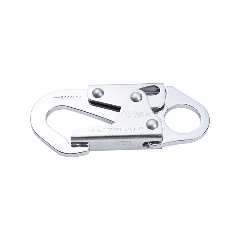 كيف يضمن تصميم خطاف Snap Double Lock المجلفن سهولة الاستخدام مع الحفاظ على قفل آمن؟